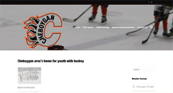 Desktop Screenshot of cheboyganhockey.com